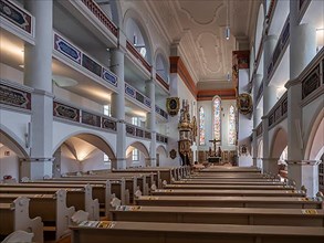 Georgenkirche, interior with pulpit