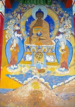 Buddhist mural, Tibetan Buddhismu