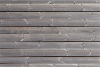 Wooden panels on house facade,