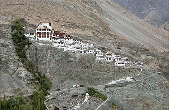 Diskit Monastery or Deskit Gompa, Hunder
