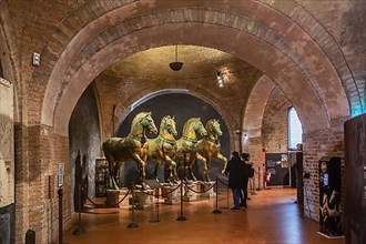 Quadriga of the Horses of San Marco in the Cathedral Museum of St Mark's Basilica, Venice