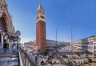 St Mark's Square with Campanile, Procuraties