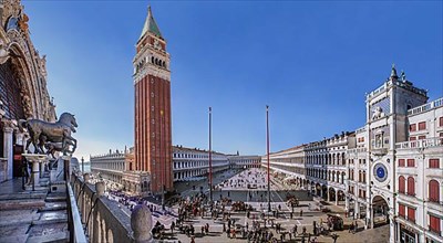 St Mark's Square with Campanile, Procuraties