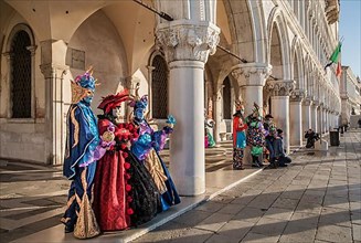 Carnival masks at the Doge's Palace, Venice