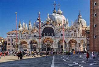 St Mark's Square with St Mark's Basilica, Venice