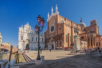 Campo San Giovanni e Paolo with hospital and church of the same name, Venice