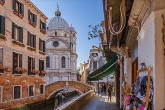 Alley with the Church of Santa Maria dei Miracoli, Venice