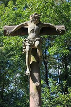 Crucifixion group in the park at Frauenberg, Fulda