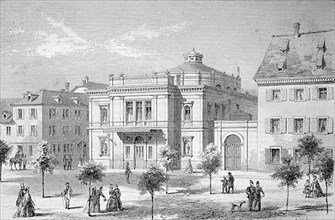 The Imthurneum Theatre in the City of Schaffhausen, c. 1885