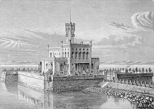 The New Montfort Palace on Lake Constance, c. 1885