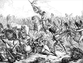 Historical illustration of Battle of Aspern-Essling,1809