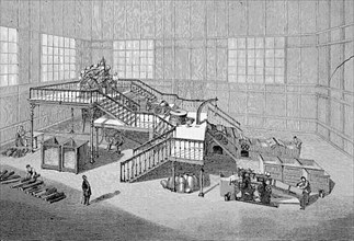 The paper factory of Heinrich Voelter at the World's Fair in Paris, France