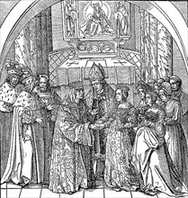 Cultural state at the end of the 15th and beginning of the 16th century, wedding ceremony