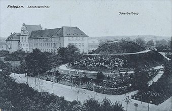 Scherbelberg and teachers' seminar in Eisleben, Mansfeld-Suedharz district