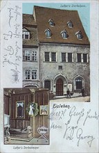 Luther's death house in Eisleben, Mansfeld-Suedharz district