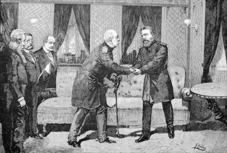 The Meeting of Emperor Frederick III and Prince Bismarck, Otto Eduard Leopold