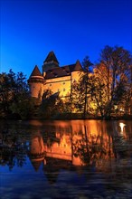 Heidenreichstein Castle at dusk, Heidenreichstein