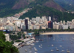 View of the city from Sugar Loaf Mountain, Rio de Janeiro