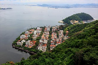 View of the city from Sugar Loaf Mountain, Urca district