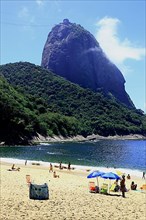 View to the Sugar Loaf from the south, seen from Praia Vermelha beach