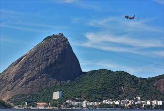 View of Sugar Loaf Mountain from the north, from Baia de Guanabara