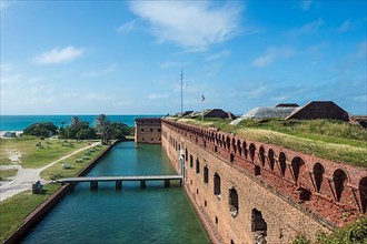 Overlook over Fort Jefferson, Dry Tortugas National Park