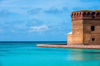 Turquoise waters around Fort Jefferson, Dry Tortugas National Park