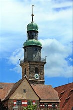 St. John's Church in Lauf an der Pegnitz. Nuernberger Land, Middle Franconia