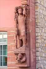 Reconstructed sculpture made of sandstone, Winzer am Hof zum Rebstock