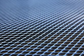 Expanded metal grid as background,