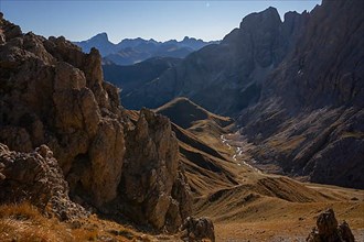 Denti di Terrarossa pass, Seiser Alm