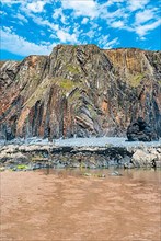 Cliffs on the Sandymouth Bay Beach, National Trust