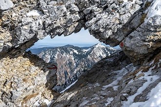 Hole in the rock, Fensterl in winter