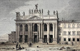 The Papal Archbasilica of St. John Lateran or Arcibasilica Papale di San Giovanni in Laterano, commonly known as St. John Lateran Archbasilica