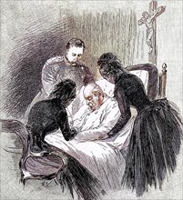 At the deathbed of Wilhelm II or William II was Frederick William Victor Albert of Prussia, 27 January 1859