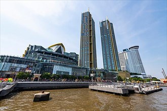 Skyscrapers along the Chao Phraya River, Bangkok