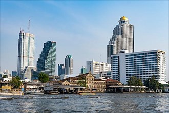 Skyline of Bangkok, Chao Phraya River
