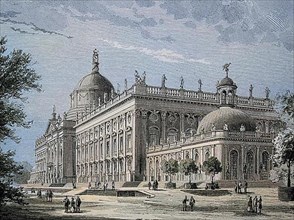 Friedrichskron Palace, New Palace near Potsdam