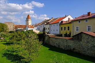 City wall with city towers, Freistadt