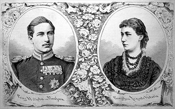 Prince William of Prussia and his bride Auguste Viktoria of Schleswig-Holstein, Historic