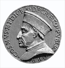 Seal coin of Cosimo de' Medici, il Vecchio