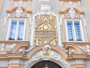 Baroque facade of town hall, St. Veit an der Glan