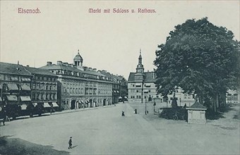 Eisenach, castle and town hall