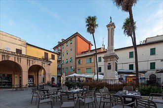 Marketplace with restaurant, Orbetello