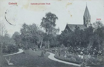 Stutenbrok's Park in Einbeck, district of Northeim in southern Lower Saxony