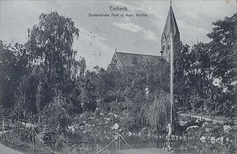 Stutenbrok's Park in Einbeck, district of Northeim in southern Lower Saxony