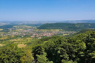 Rossberg, view from the Rossberg tower