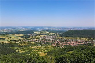 Rossberg, view from the Rossberg tower