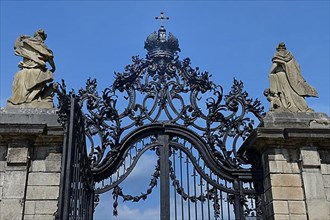 Wrought-iron gate, court garden gate of the Wuerzburg Residence