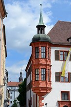Bay window at the Bischofspalais, Wuerzburg